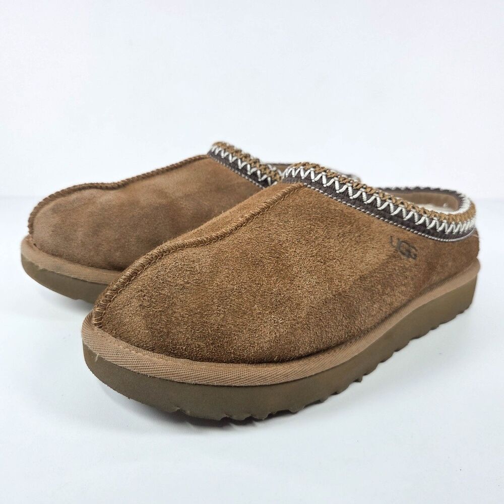 UGG Tasman Chestnut Suede Slippers Women's 7